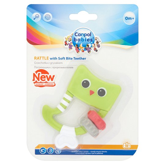 Canpol Babies Grzechotka z gryzakiem 0 m+