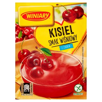 Winiary Kisiel z cukrem wiśniowy smak 77 g