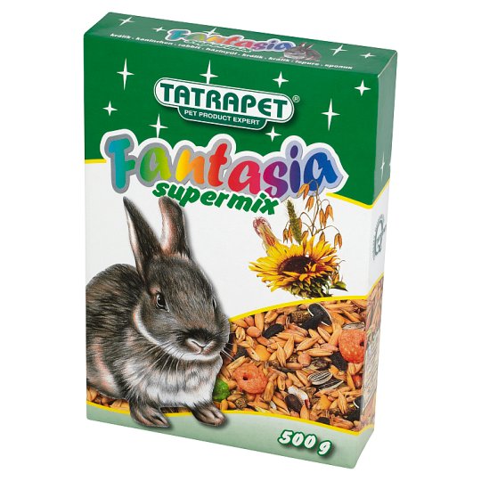 Tatrapet Fantasia Supermix Mieszanka paszowa pełnoporcjowa dla królików 500 g