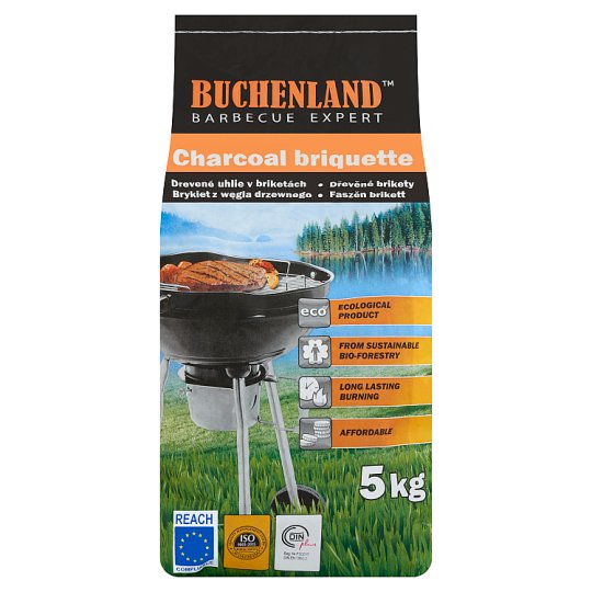 Buchenland Barbecue Expert Brykiet z węgla drzewnego 5 kg