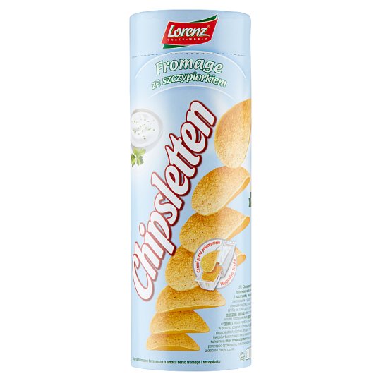 Chipsletten Chipsy ziemniaczane fromage ze szczypiorkiem 100 g
