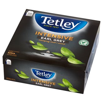 Tetley Intensive Earl Grey Herbata czarna aromatyzowana 200 g (100 torebek)