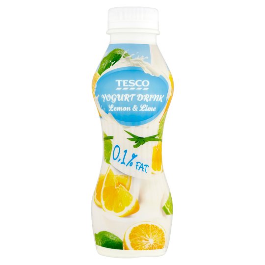 Tesco Napój jogurtowy cytryna-limonka odtłuszczony 350 g