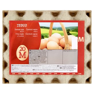 Tesco Świeże jaja M 20 sztuk