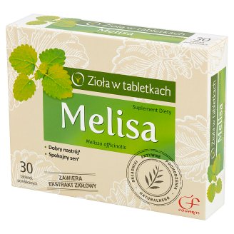 Colfarm Zioła w tabletkach Melisa Suplement diety 30 tabletek