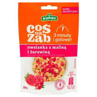 Kupiec Coś na ząb Owsianka malina i żurawina 50 g