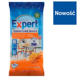 Go for Expert Spicy Honey Nawilżane ściereczki do mebli 80 sztuk