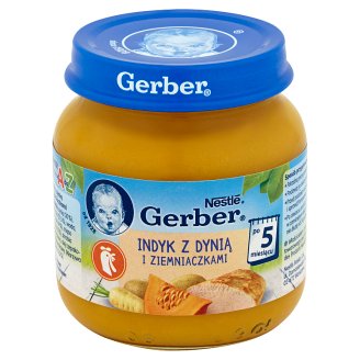 Gerber Indyk z dynią i ziemniaczkami po 5 miesiącu 125 g