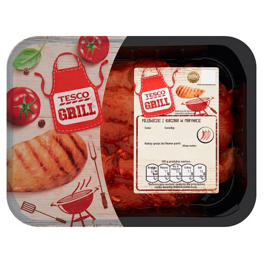 Tesco Grill Polędwiczki z kurczaka w marynacie