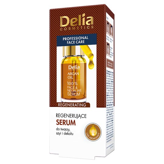 Delia Cosmetics Regenerujące serum do twarzy szyi i dekoltu 10 ml