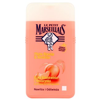 Le Petit Marseillais Biała Brzoskwinia i Nektarynka Delikatny żel pod prysznic 250 ml