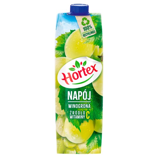 Hortex Napój białe winogrona 1 l