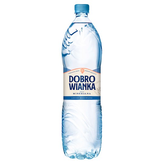 Dobrowianka Naturalna woda mineralna lekko gazowana 1,5 l