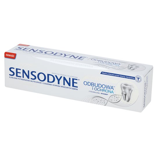 Sensodyne Odbudowa i Ochrona Whitening Pasta do zębów z fluorkiem 75 ml