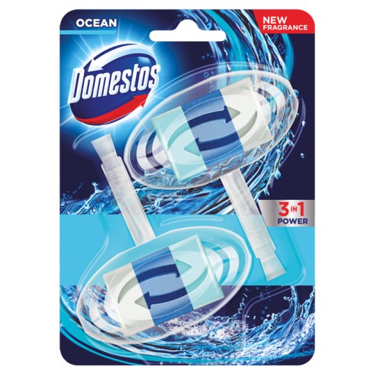 Domestos 3w1 Atlantic Kostka toaletowa 2 x 40 g