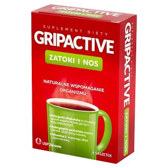 Gripactive Zatoki i nos Suplement diety 6 saszetek