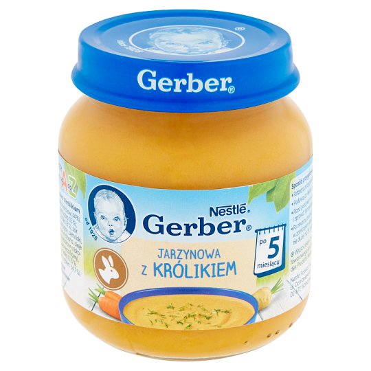 Gerber Jarzynowa z królikiem po 5 miesiącu 125 g