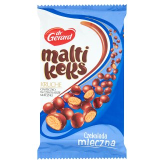 dr Gerard MaltiKeks Kruche ciasteczko w czekoladzie mlecznej 350 g