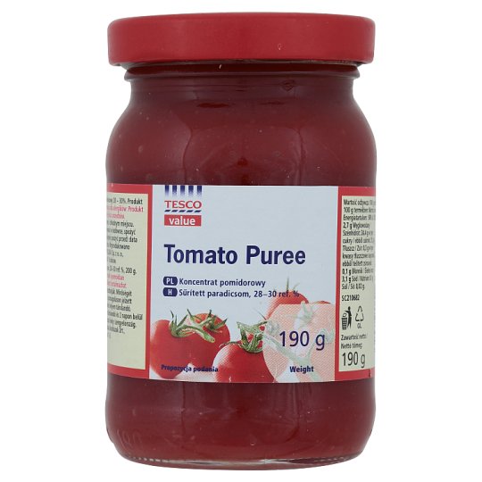 Tesco Value Koncentrat pomidorowy 190 g