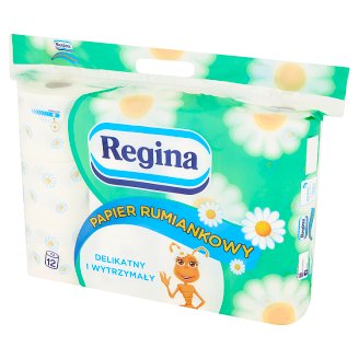 Regina Rumiankowy Papier toaletowy 3 warstwy 12 rolek