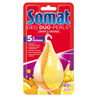 Somat Deo Duo-Perls Odświeżacz do zmywarek cytrynowo-pomarańczowy 17 g
