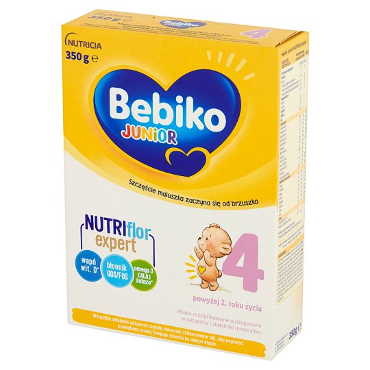 Bebiko Junior 4 Mleko modyfikowane dla dzieci powyżej 2. roku życia 350 g