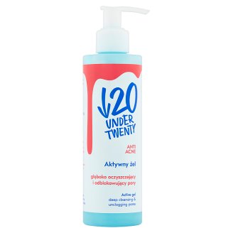 Under Twenty Anti Acne Aktywny żel głęboko oczyszczający i odblokowujący pory 200 ml