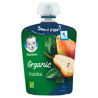 Gerber Organic Deserek Gruszka po 4. miesiącu 90 g