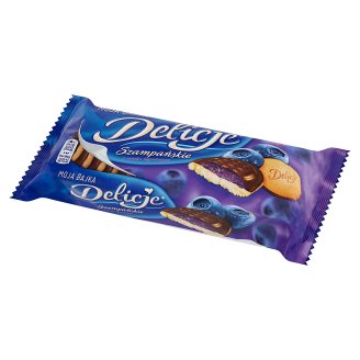Delicje Szampańskie o smaku Jagodowym 147 g