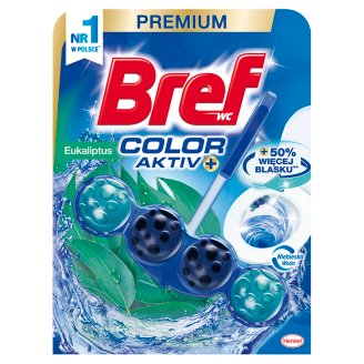 Bref WC Blue Aktiv Eukaliptus Zawieszka do muszli WC 50 g