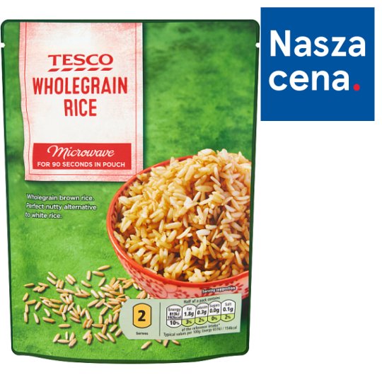 Tesco Ryż pełnoziarnisty 250 g