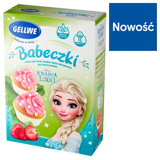 Gellwe Disney Księżniczka Babeczki z perełkami księżniczek 237 g