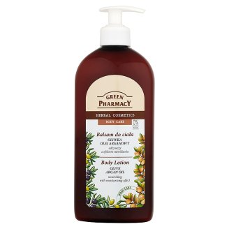 Green Pharmacy Balsam do ciała odżywczy z efektem nawilżania Oliwka olej arganowy 500 ml
