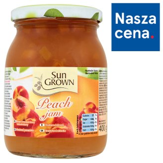 Sun Grown Dżem brzoskwiniowy niskosłodzony 400 g