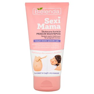 Bielenda Sexi Mama Skuteczna kuracja przeciw rozstępom dla kobiet w ciąży i po porodzie 150 ml
