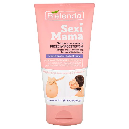 Bielenda Sexi Mama Skuteczna kuracja przeciw rozstępom dla kobiet w ciąży i po porodzie 150 ml