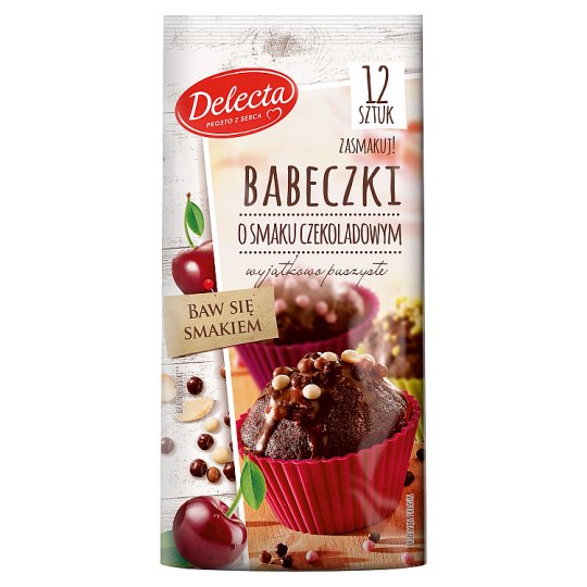 Delecta Babeczki o smaku czekoladowym 265 g