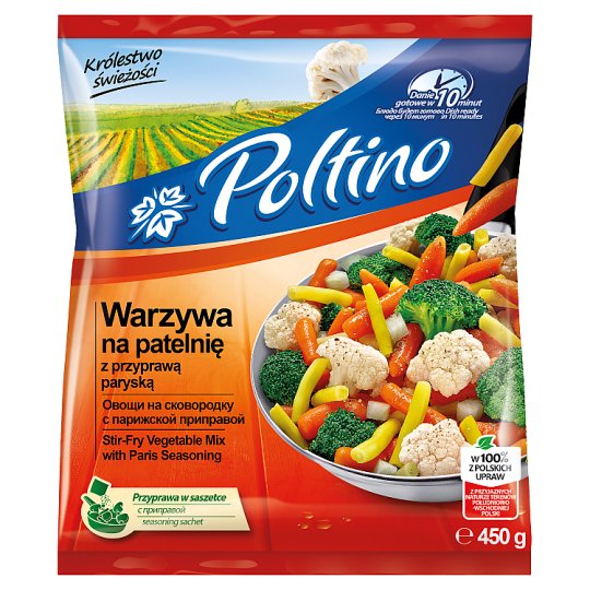 Poltino Warzywa na patelnię z przyprawą paryską 450 g