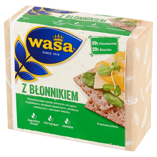 Wasa Pieczywo chrupkie z błonnikiem 230 g