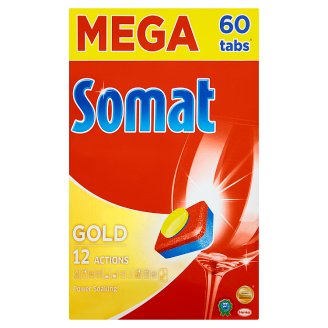 Somat Gold Tabletki do mycia naczyń w zmywarkach 1140 g (60 sztuk)
