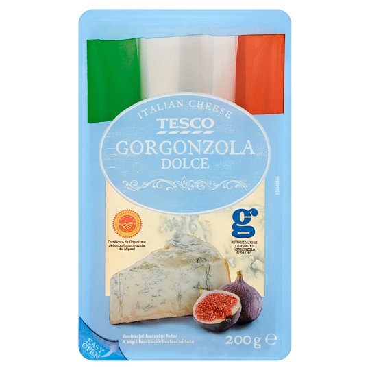 Tesco Gorgonzola dolce Ser miękki tłusty 200 g