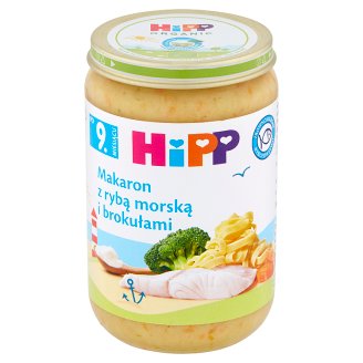 HiPP Makaron z rybą morską i brokułami po 7. miesiącu 220 g