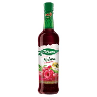 Herbapol Owocowa Spiżarnia Malina z żurawiną Syrop owocowy 420 ml
