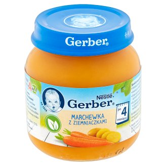 Gerber Marchewka z ziemniaczkami po 4 miesiącu 125 g