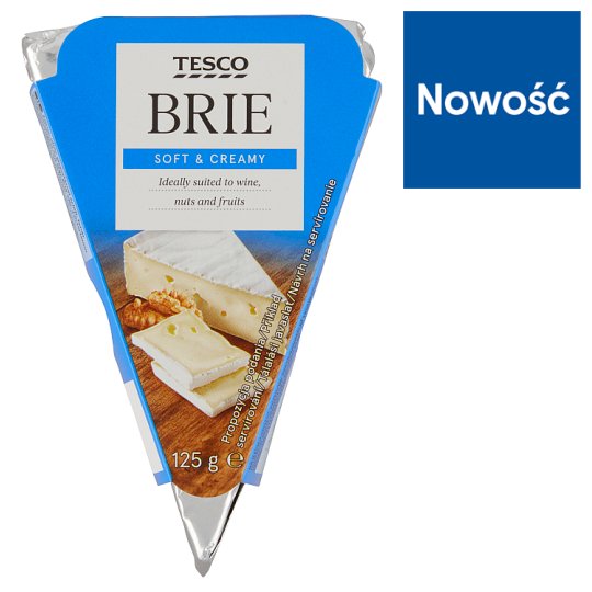 Tesco Brie Cheese 125 g