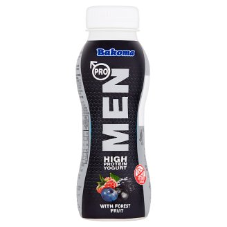 Bakoma Men Pro Jogurt owoce leśne z wysoką zawartością białka 230 g