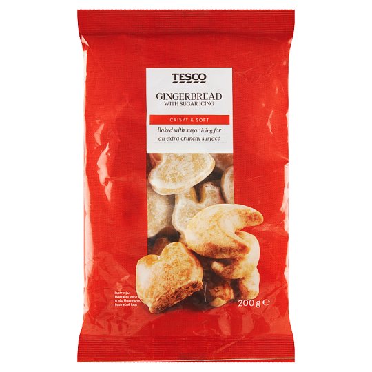 Tesco Pierniki lukrowane 200 g