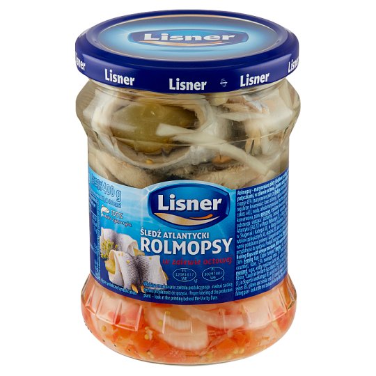 Lisner Rolmopsy w aromatycznej zalewie octowo-korzennej 400 g