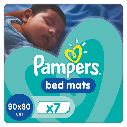 Pampers Bed Mats 7 Mats Per Pack Tesco Groceries