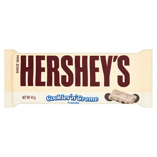 Hershey's White Chocolate with Cookie Bits 43 g